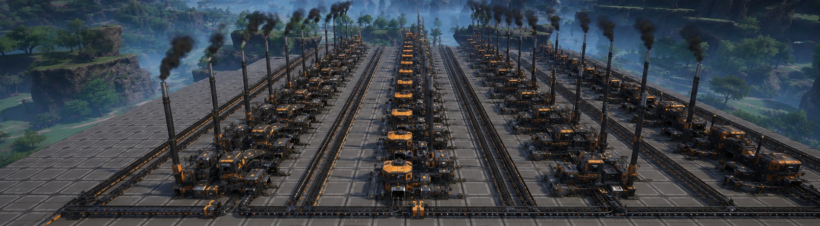 Usine après réorganisation